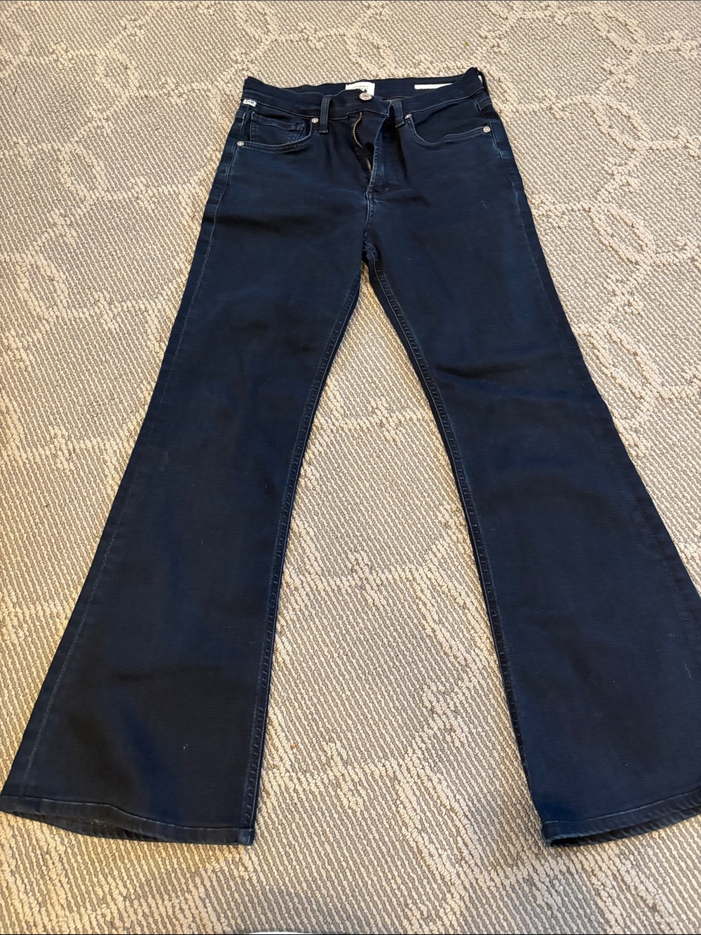 Citizens Of Humanity Dark Navy Flare Jeans